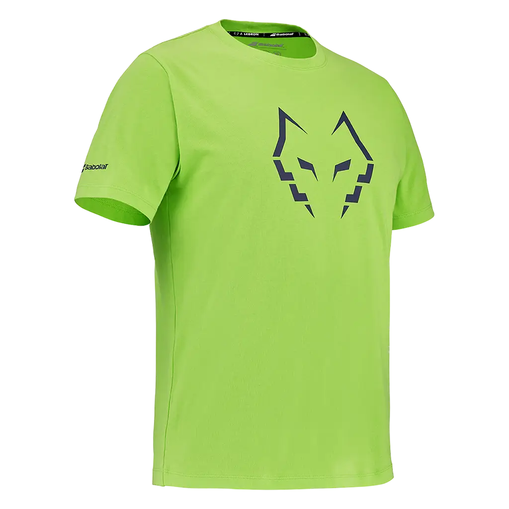 Camiseta Babolat J. Lebrón Oficial Green Flash 2026