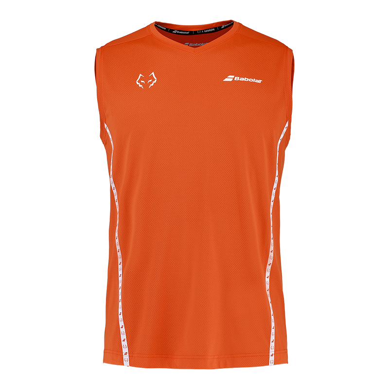 Babolat T-shirt Muscle Red/Orange 2026 J. Lebron