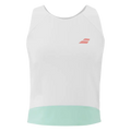 Camiseta Babolat Perf Tank blanca Woman 2026