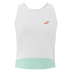 Camiseta Babolat Perf Tank blanca Woman 2026