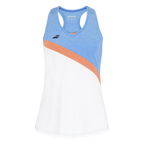 Babolat Play T-Shirt Weiß Blau Orange Damen