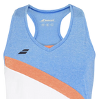 Babolat Play T-Shirt Weiß Blau Orange Damen