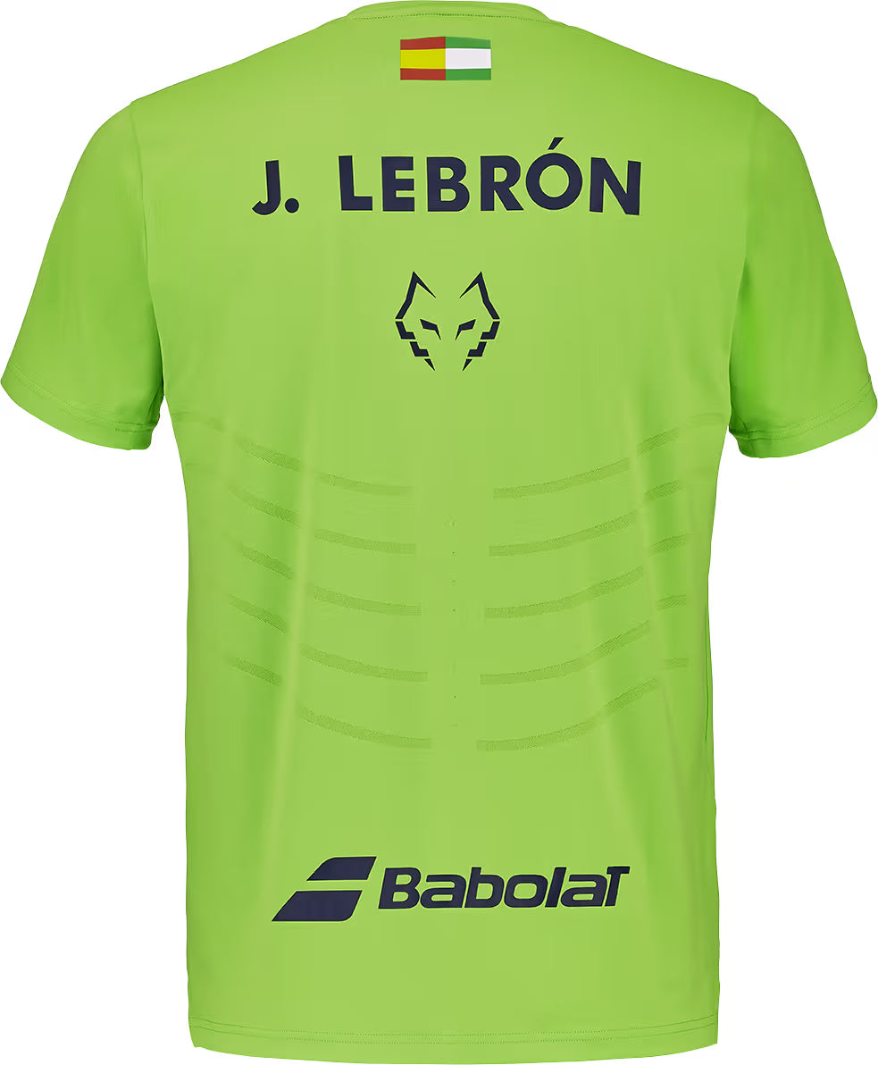 Babolat J. Lebron T-shirt officiel Green Flash 2026 