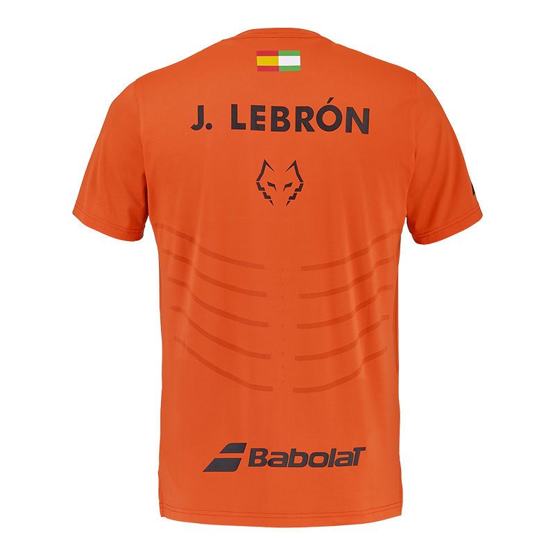 Babolat Replica T-shirt Red/Orange 2026 J. Lebron