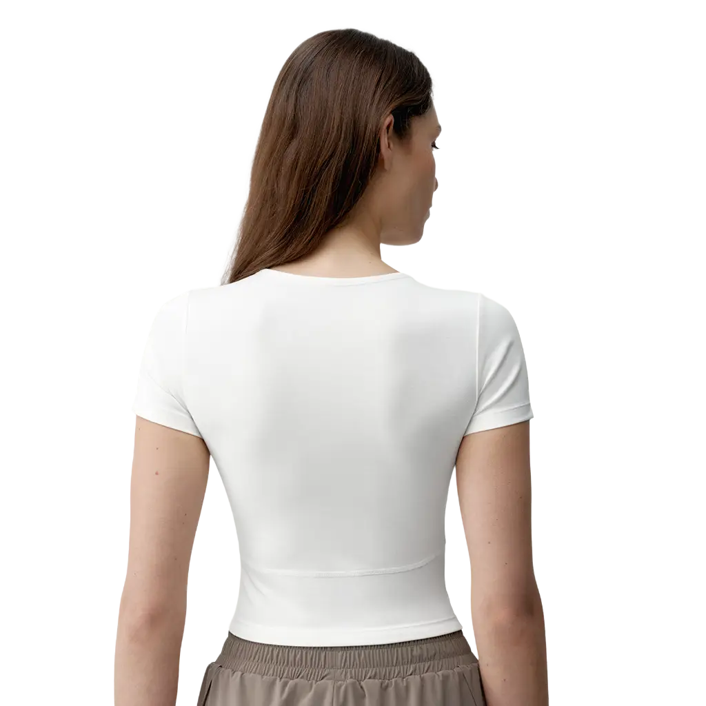 T-shirt Born Living Yoga Aldina Blanc Cassé 2026