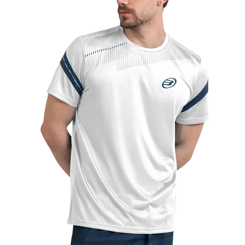 Camiseta Bullpadel Casul Blanco 2026