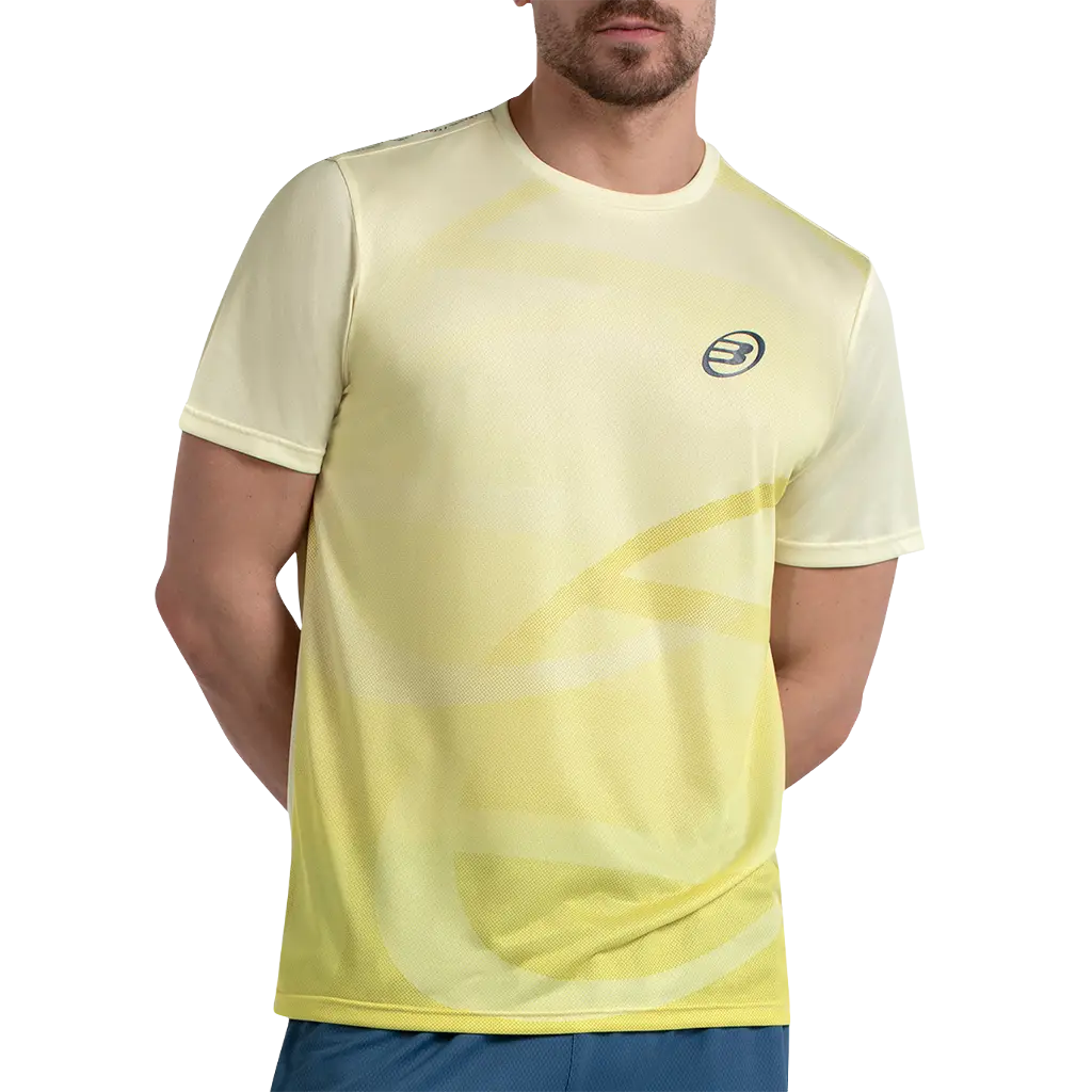 Camiseta Bullpadel Cayon Amarillo 2026
