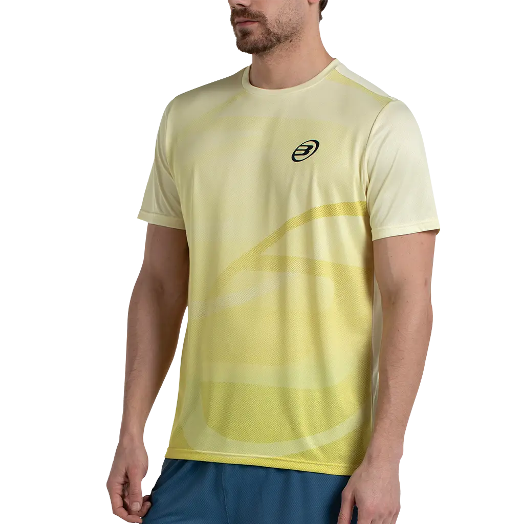 Camiseta Bullpadel Cayon Amarillo 2026