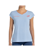 Camiseta Bullpadel Delfi Azul Celeste Women 2025