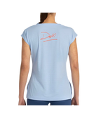 Camiseta Bullpadel Delfi Azul Celeste Women 2025