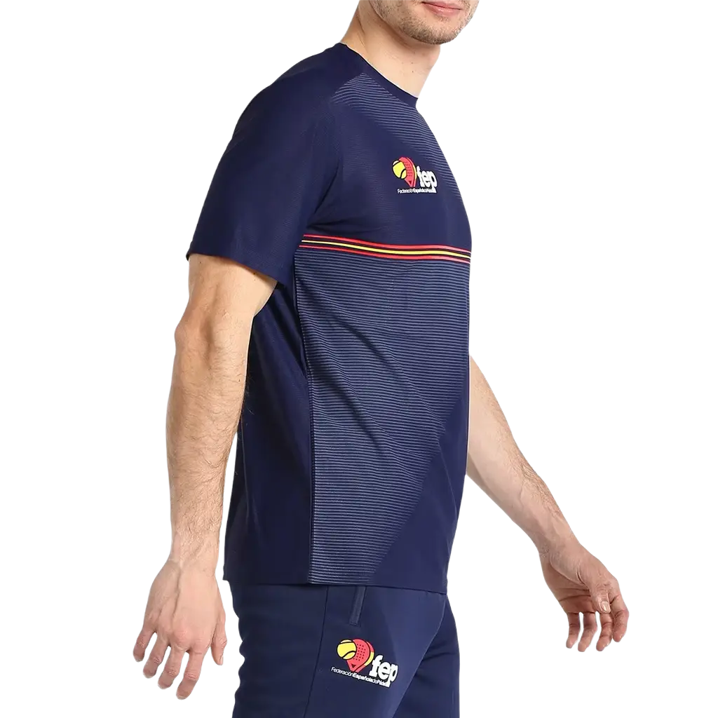 Camiseta Bullpadel Fang Azul Marino 2027 Federacion Española