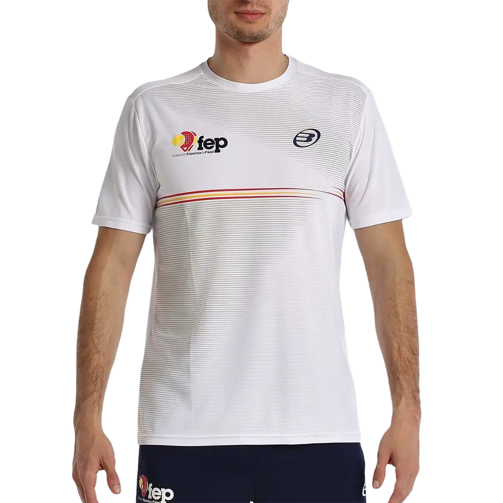 Camiseta Bullpadel Fang Blanco 2027 Federacion Española