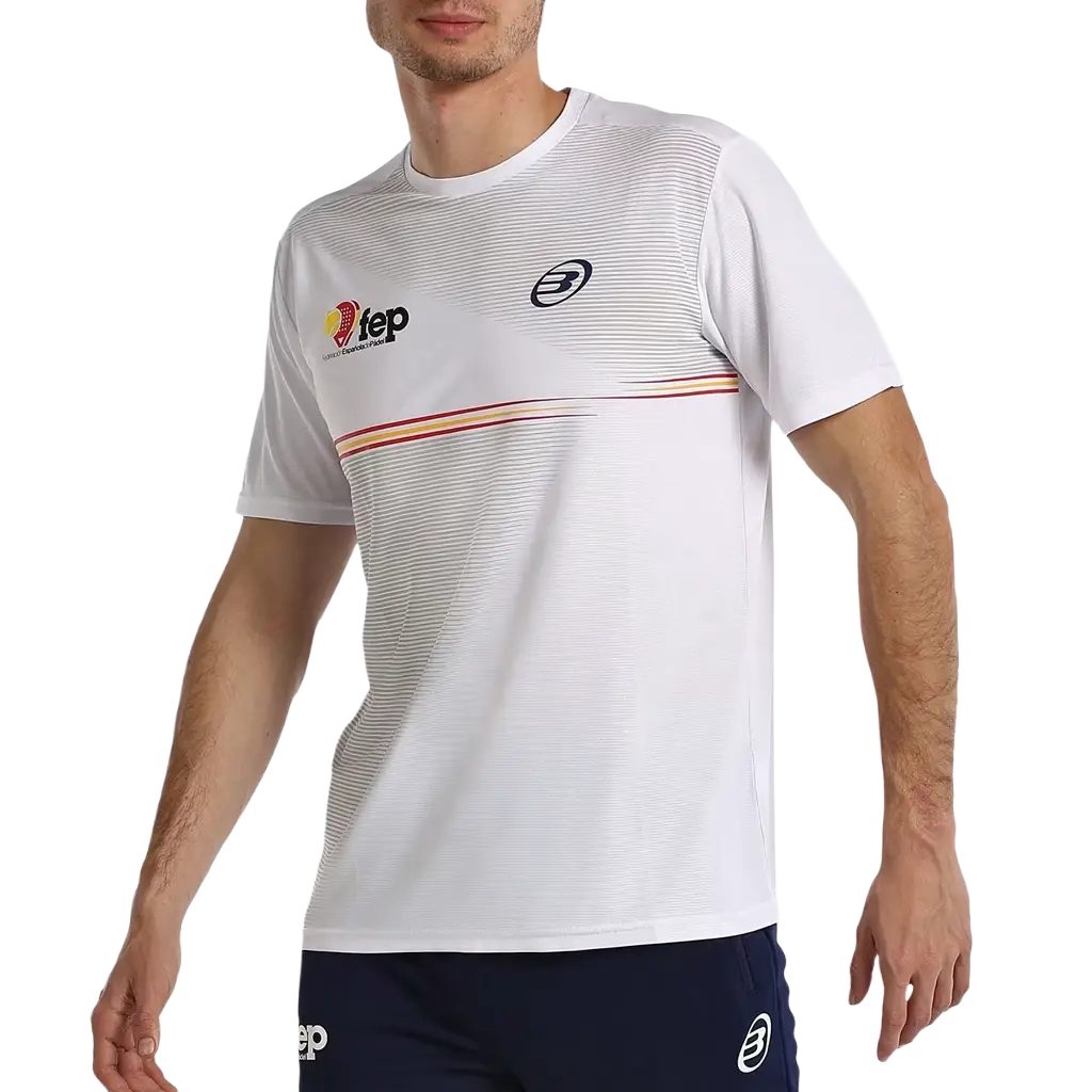 Camiseta Bullpadel Fang Blanco 2027 Federacion Española