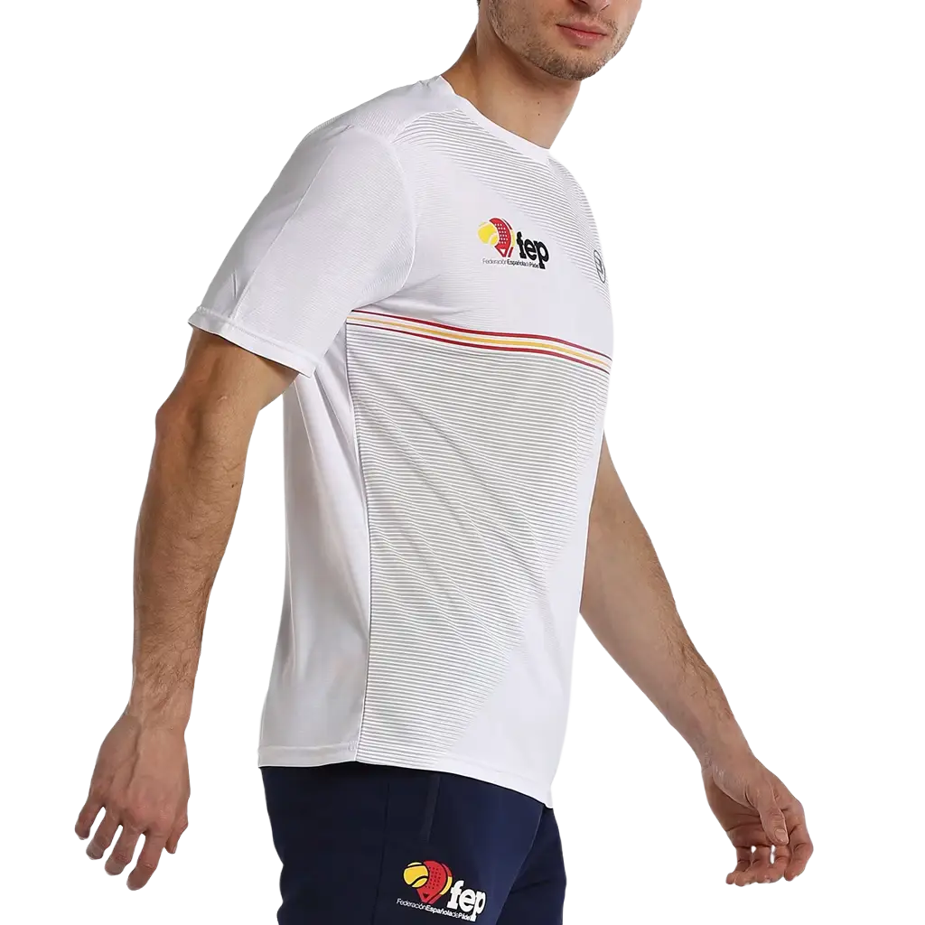Camiseta Bullpadel Fang Blanco 2027 Federacion Española