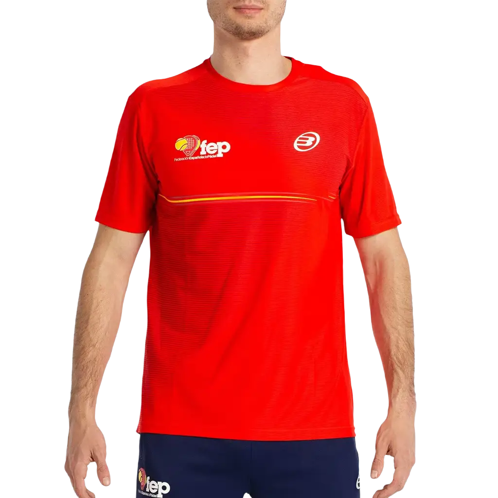 Camiseta Bullpadel Fang Rojo 2027 Federacion Española