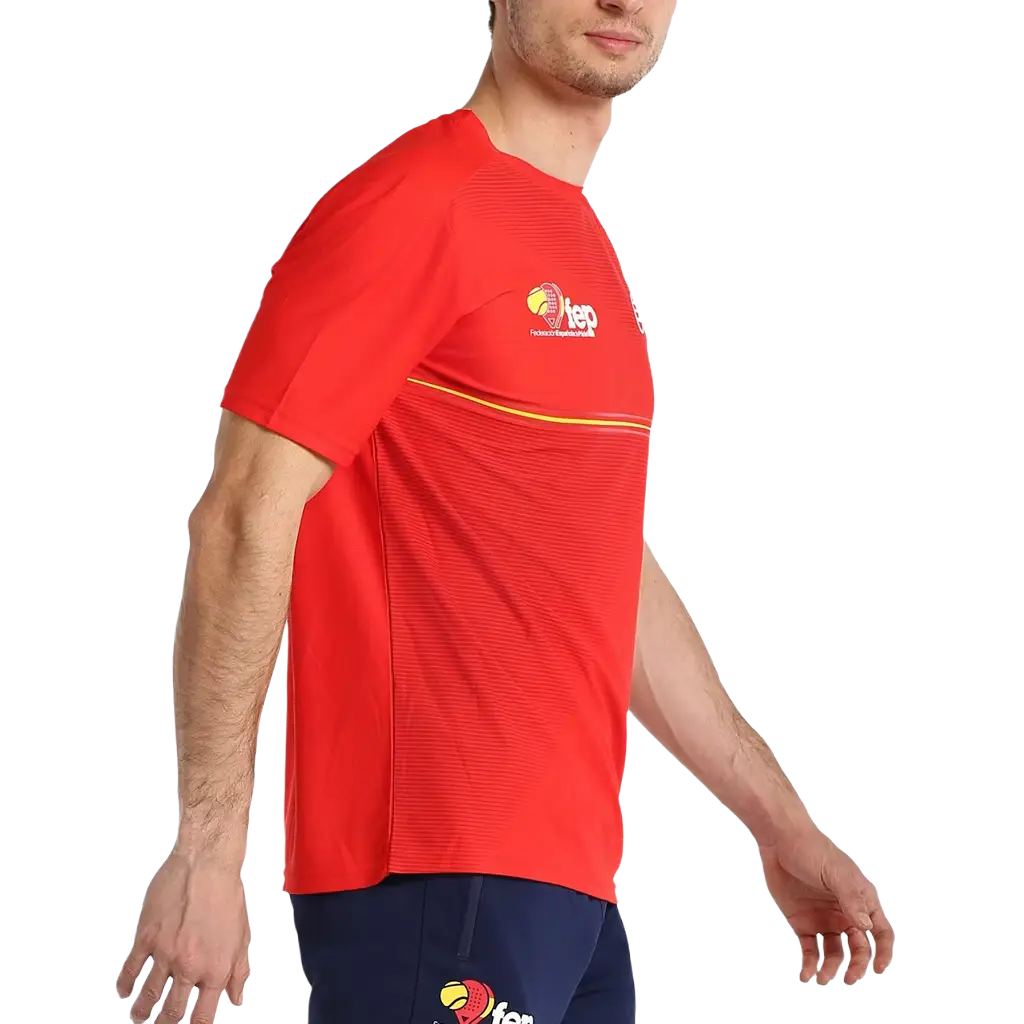 Camiseta Bullpadel Fang Rojo 2027 Federacion Española