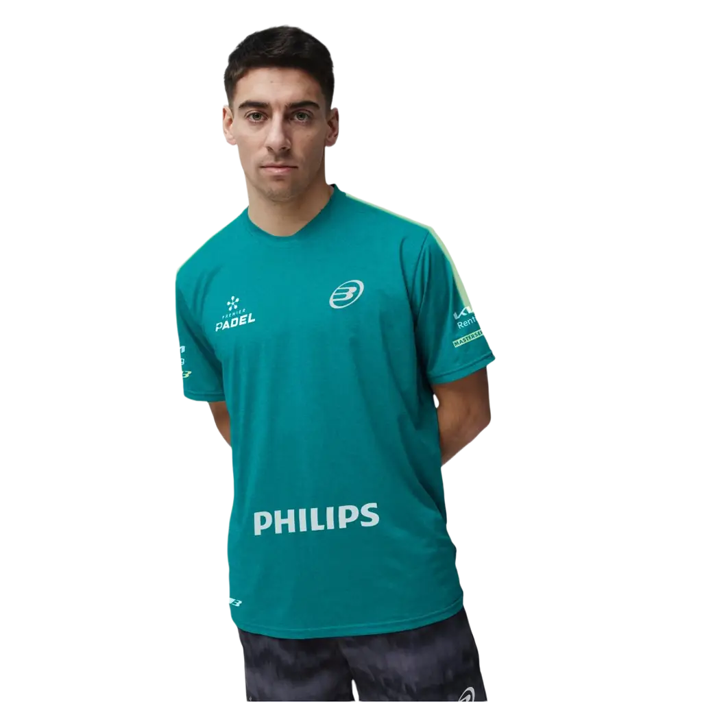 Camiseta Bullpadel Montse Di Nenno Verde Azulado Vigore