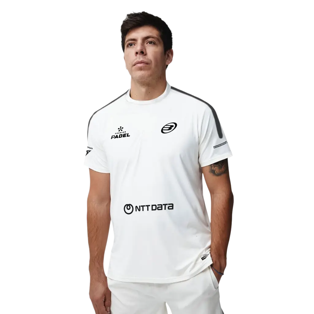 Camiseta Bullpadel Montse Tello Blanco