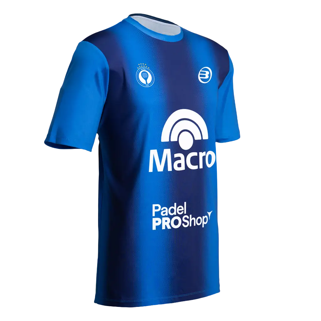 T-shirt Bullpadel Official Blue 2026 Argentine Association of Padel