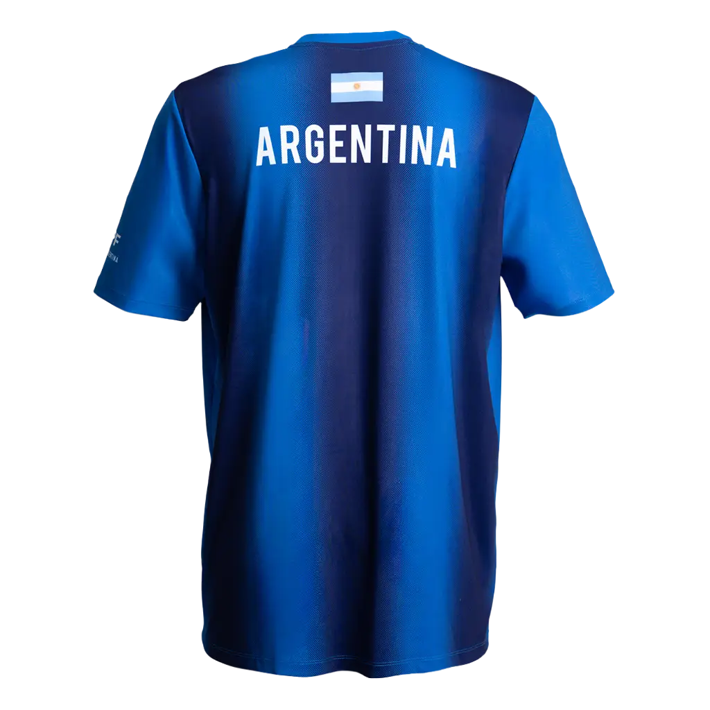 T-shirt Bullpadel Official Blue 2026 Argentine Association of Padel