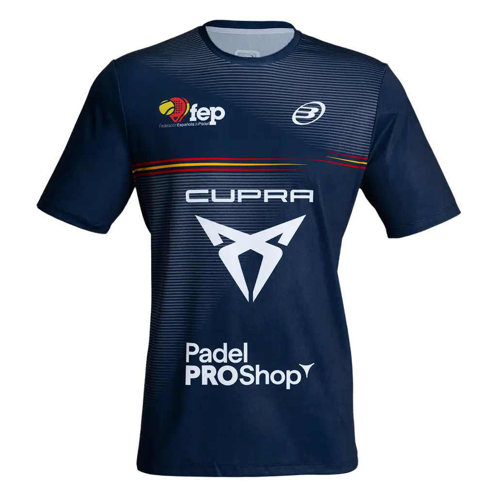 T-shirt Bullpadel Official Blue 2026 Spanish Federation
