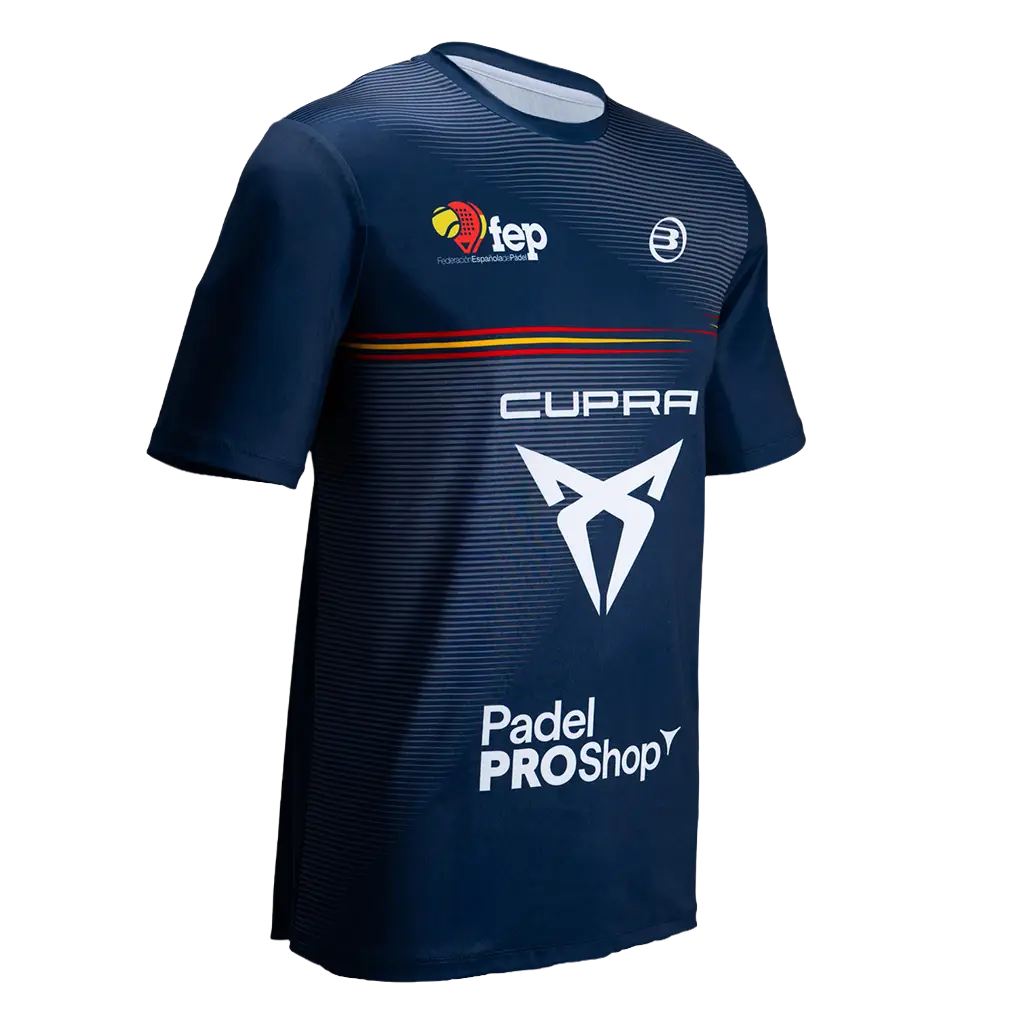 T-shirt Bullpadel Official Blue 2026 Spanish Federation