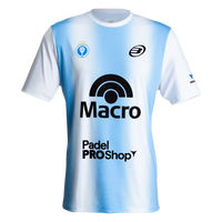 Camiseta Bullpadel Oficial Blanco 2026 Asociación Argentina de Pádel