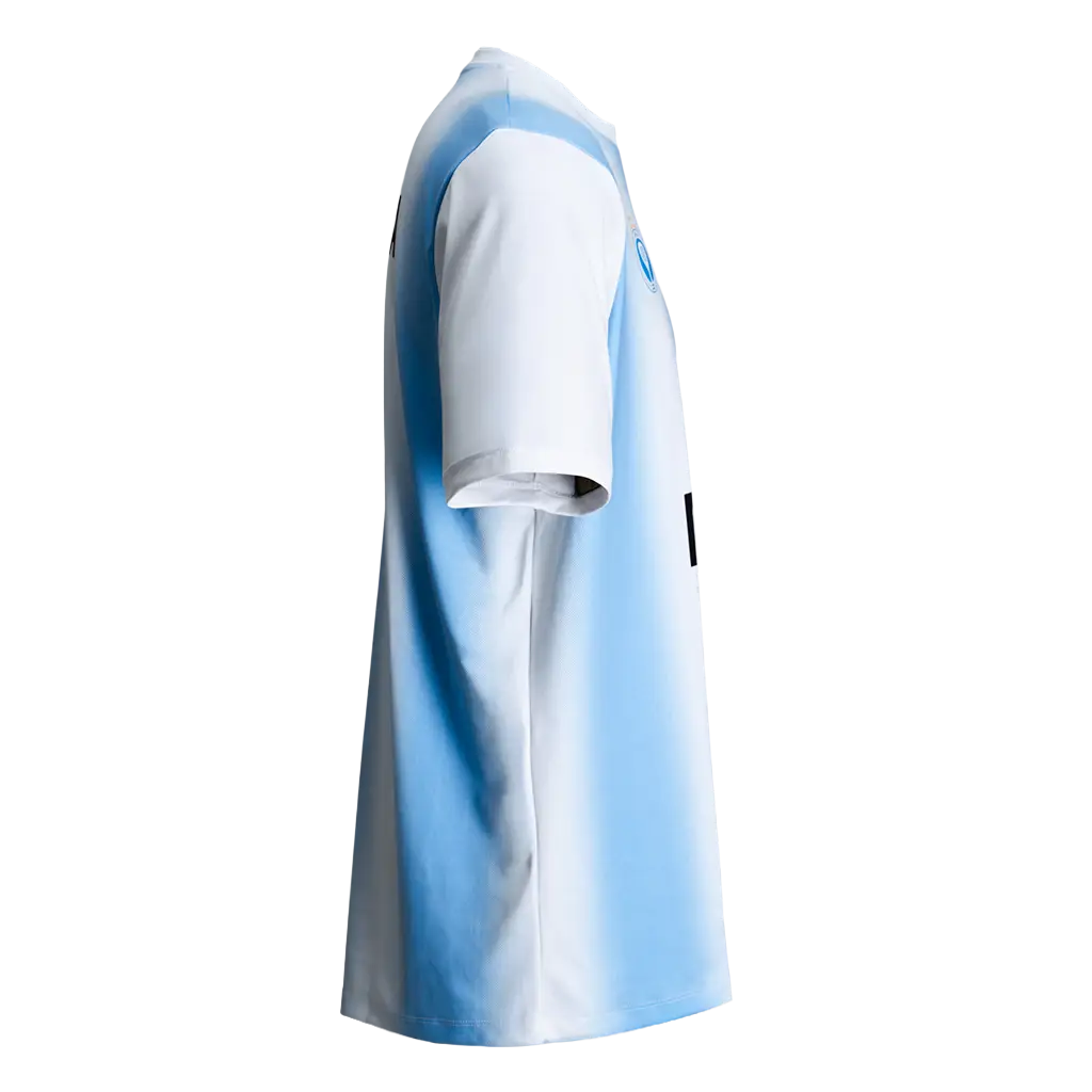 T-shirt Bullpadel Official White 2026 Argentine Association of Padel