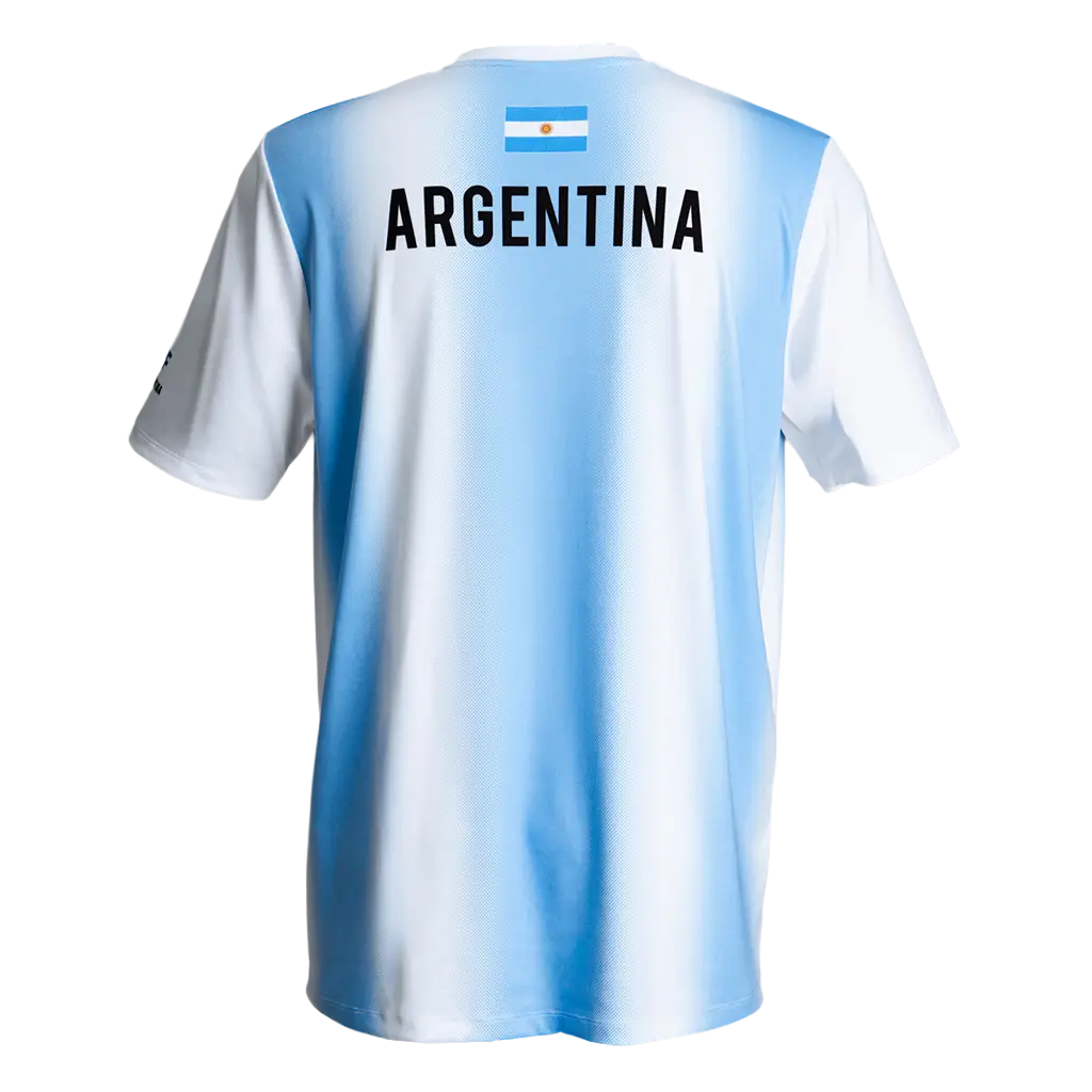 T-shirt Bullpadel Official White 2026 Argentine Association of Padel