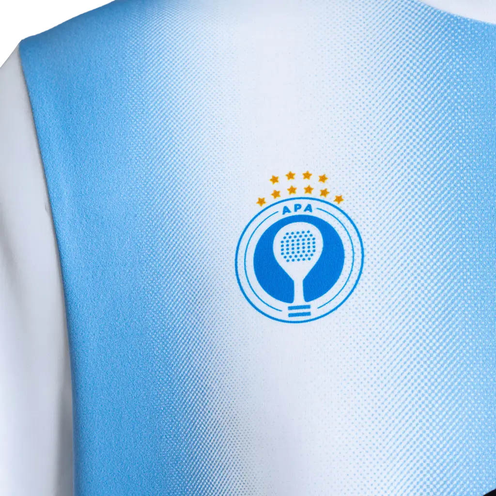 T-shirt Bullpadel Official White 2026 Argentine Association of Padel