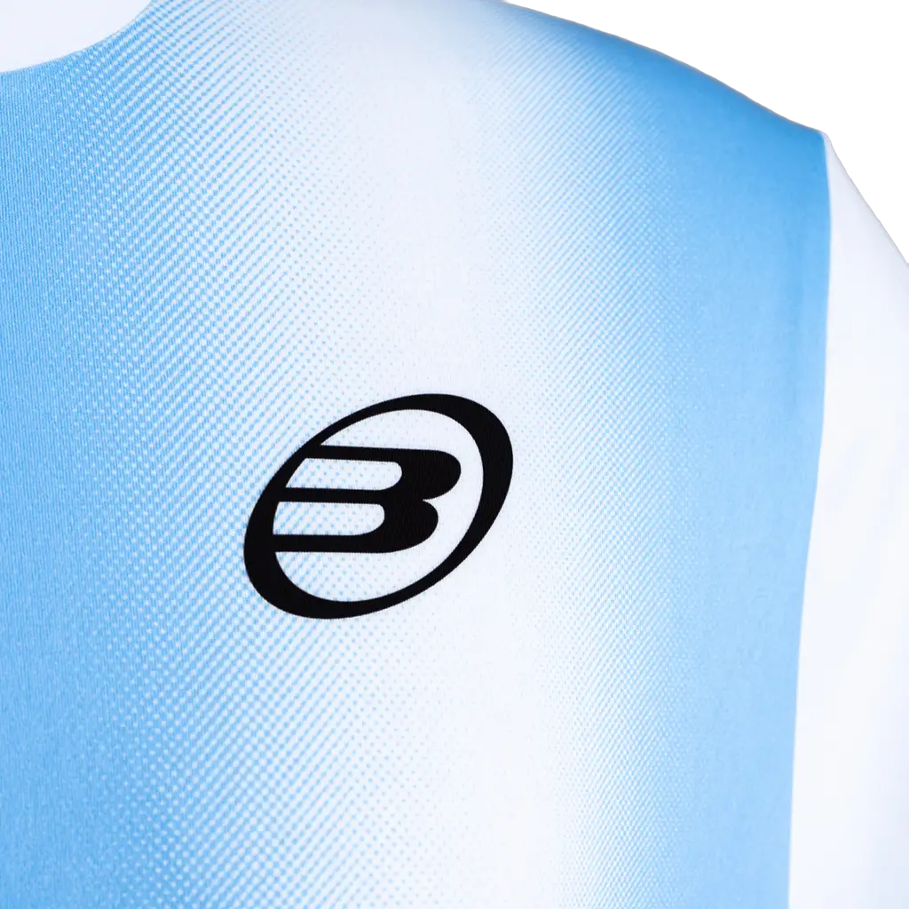 T-shirt Bullpadel Official White 2026 Argentine Association of Padel