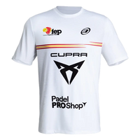 Camiseta Bullpadel Oficial Blanco hombre 2026 Federación Española