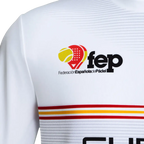 T-shirt Bullpadel Official White 2026 Spanish Federation