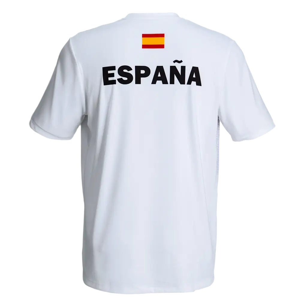 T-shirt Bullpadel Official White 2026 Spanish Federation