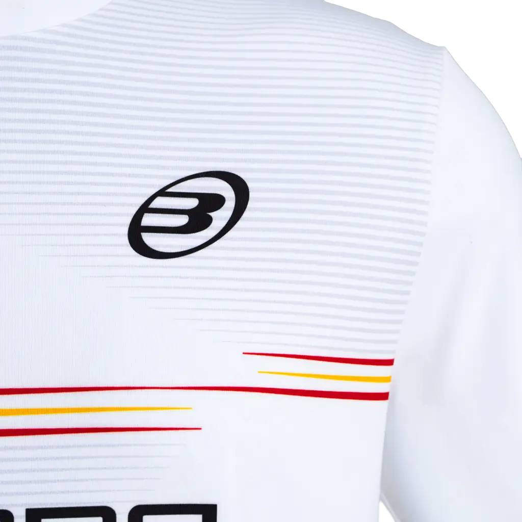 T-shirt Bullpadel Official White 2026 Spanish Federation