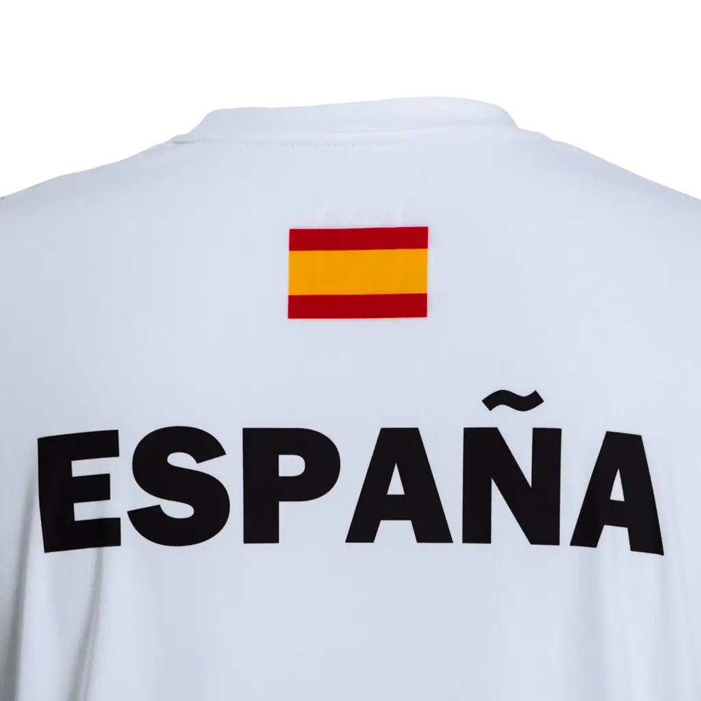 T-shirt Bullpadel Official White 2026 Spanish Federation