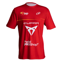 Camiseta Bullpadel Oficial Rojo Hombre 2026 Federación Española