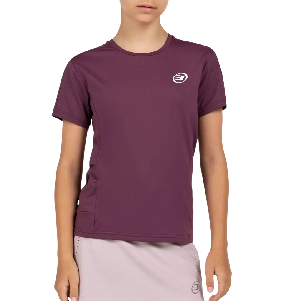 Camiseta Bullpadel Omur Mujer Ciruela 2026