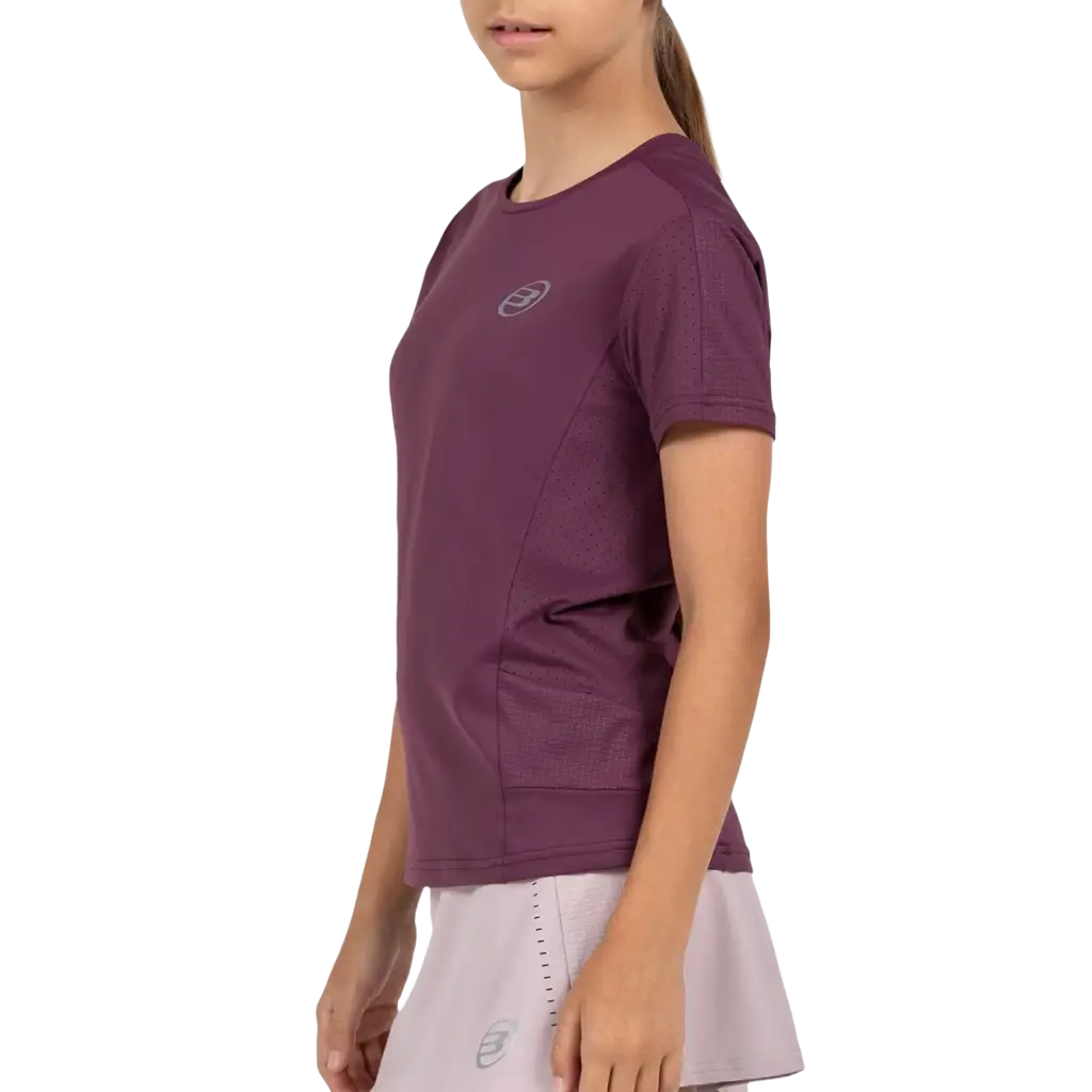 Camiseta Bullpadel Omur Mujer Ciruela 2026