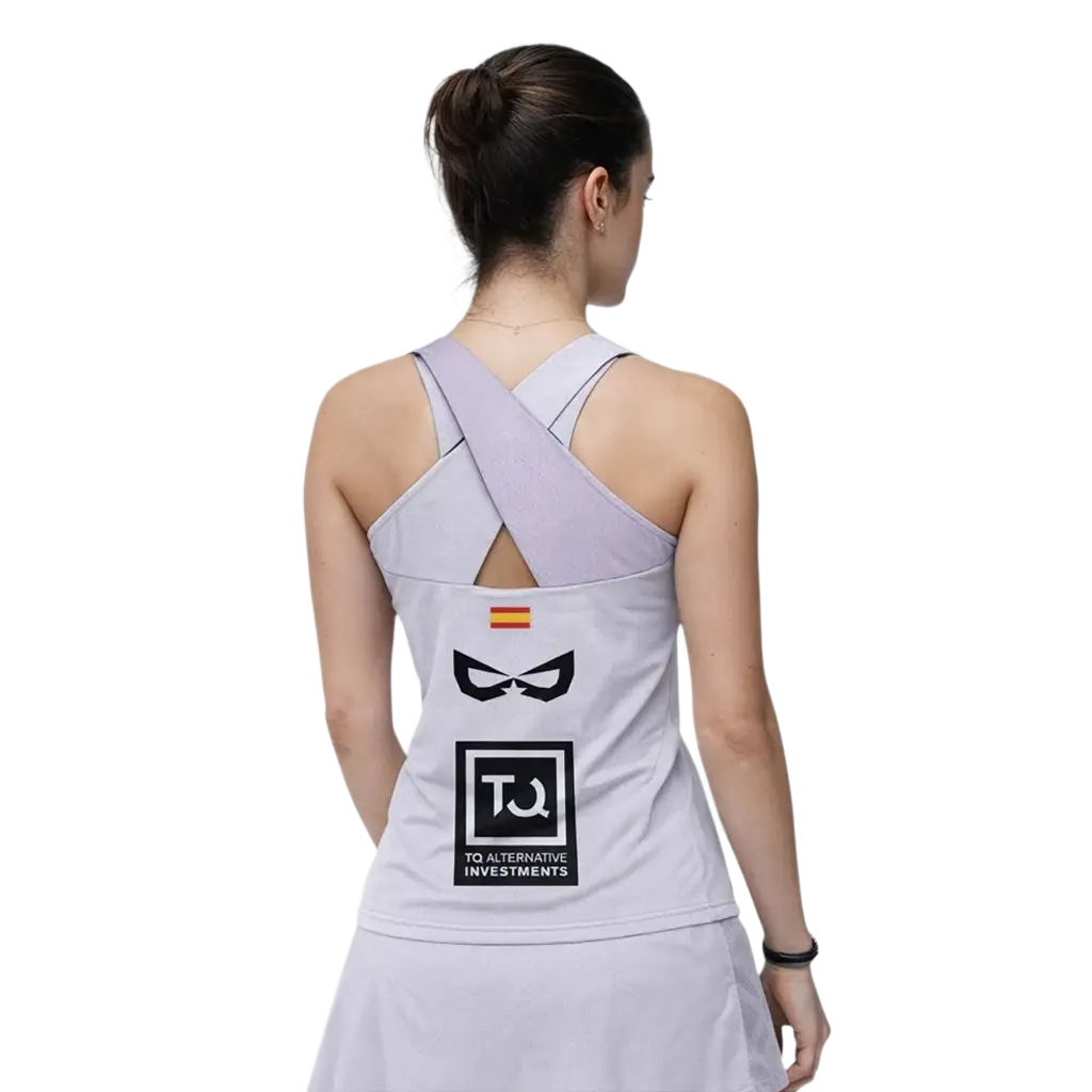 Camiseta Bullpadel Pado Claudia Fernández Lila Pastel