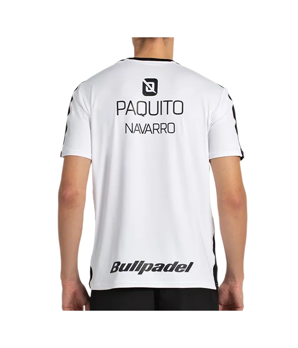 Camiseta Bullpadel Paquito Blanco 2025