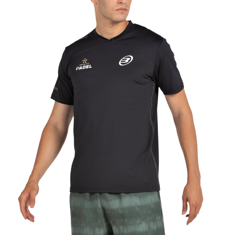 Maglietta Bullpadel Perico Premier Padel Nero