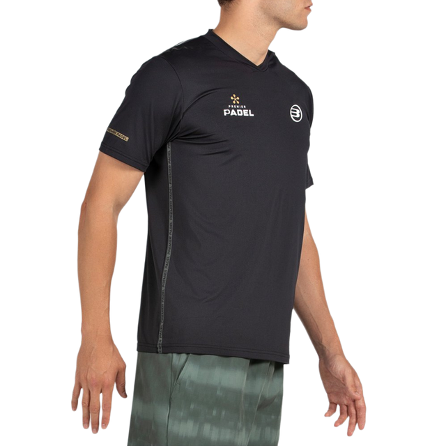 Camiseta Bullpadel Perico Premier Padel Negro