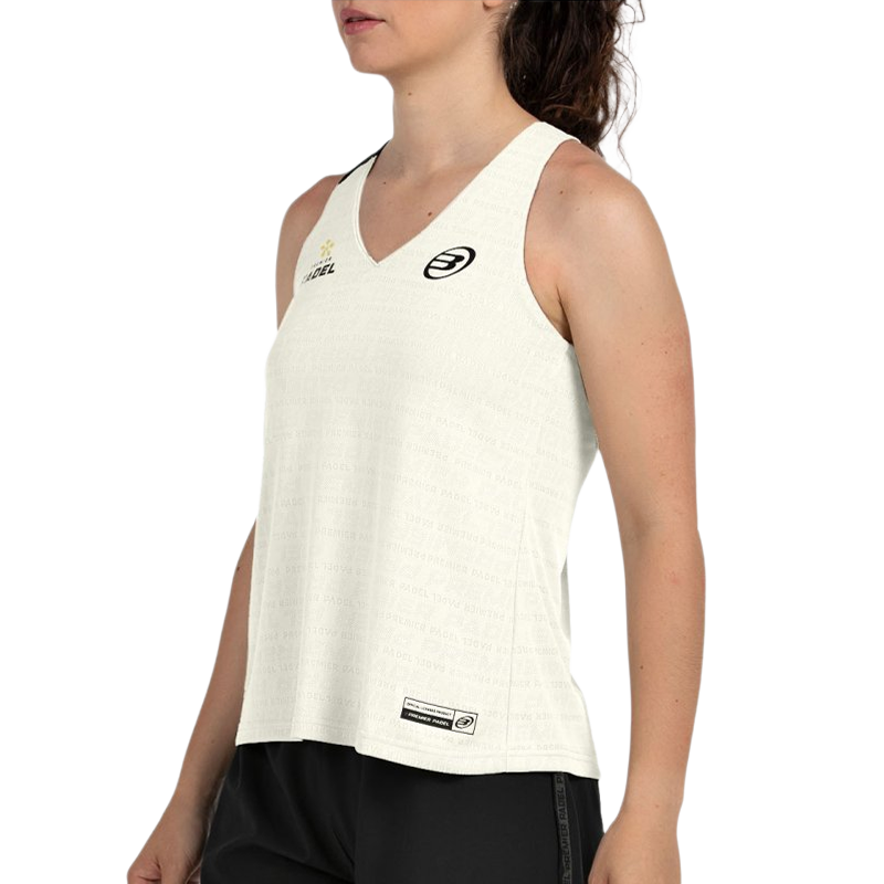 Maglietta Bullpadel Piura cruda Donna 2025