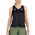 Camiseta Bullpadel Piura Negro Mujer 2026