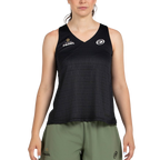 Camiseta Bullpadel Piura Negro Mujer 2026