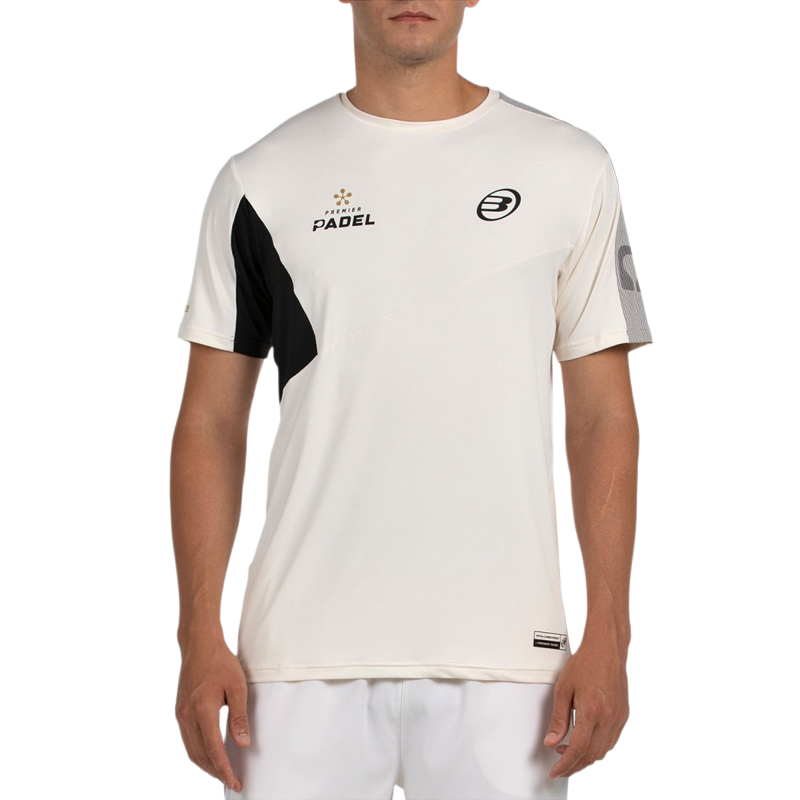 T-shirt Bullpadel Pocaté Premier Padel cru