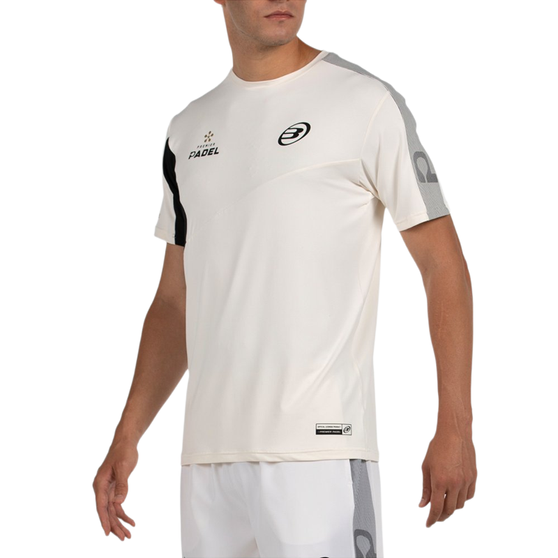 T-shirt Bullpadel Pocaté Premier Padel cru