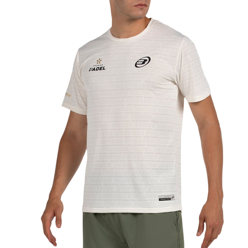 Camiseta Bullpadel Prilep Premier Padel Crudo