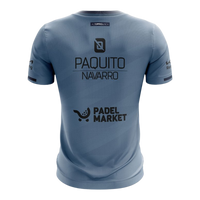 Camiseta Bullpadel Prior Paquito Navarro Azul Atlântico Vigore 2026